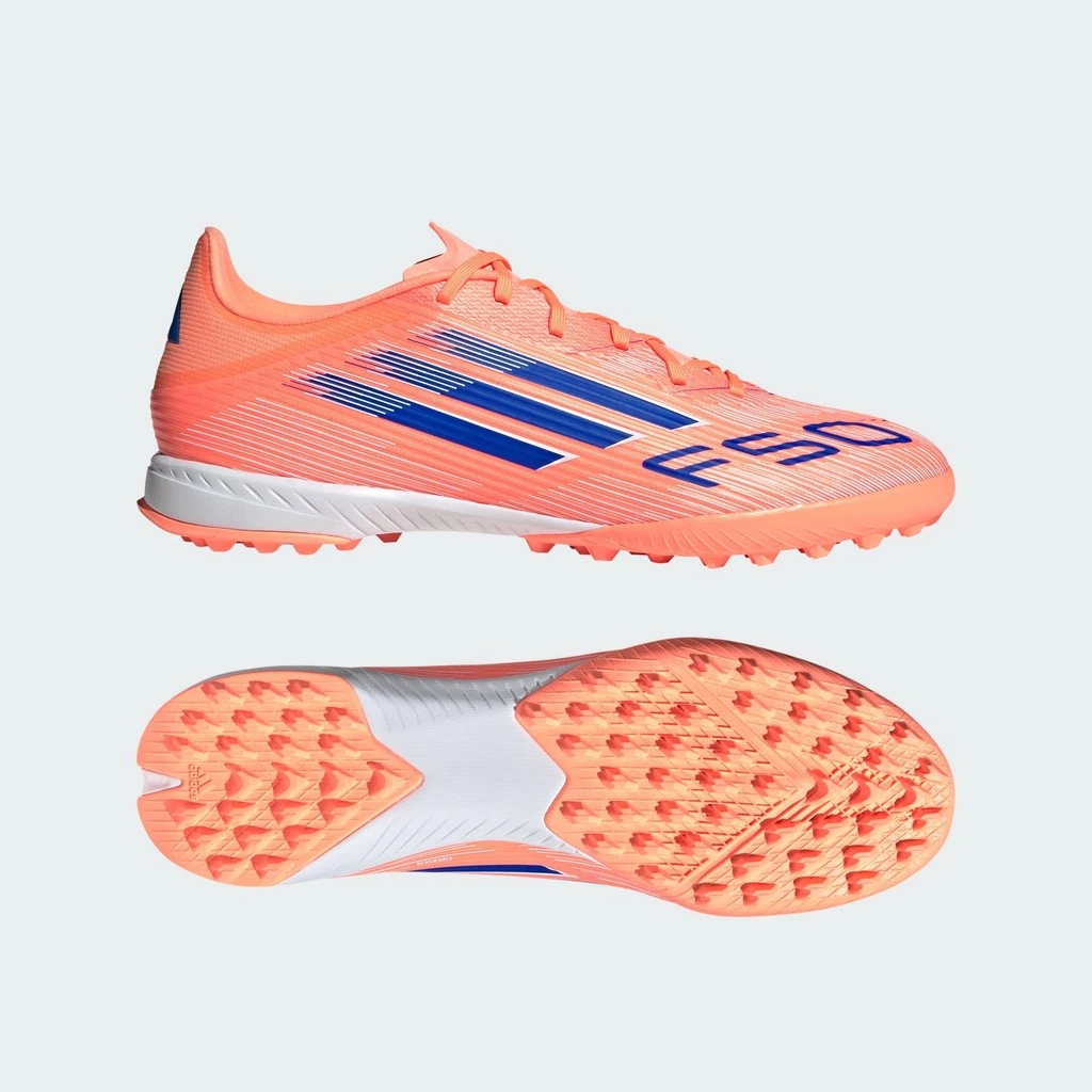 adidas ฟุตบอล รองเท้าฟุตบอล F50 League Turf Unisex สีส้ม JH7723