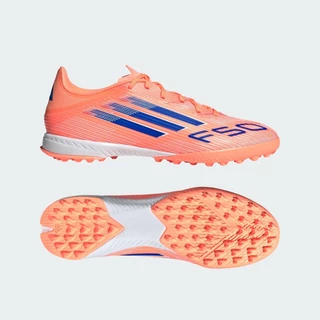 adidas ฟุตบอล รองเท้าฟุตบอล F50 League Turf Unisex สีส้ม JH7723