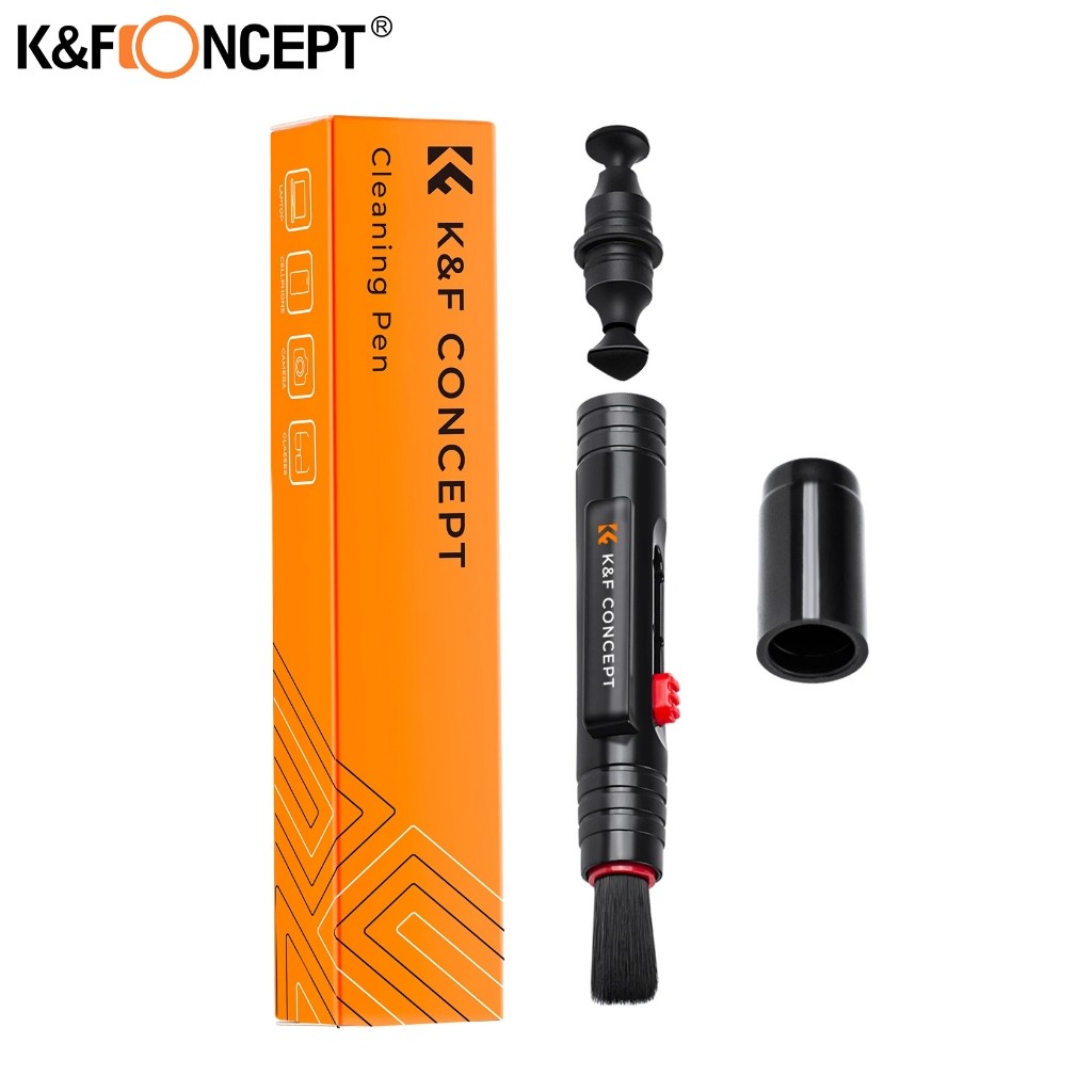 K&F Concept Lens Cleaning Pen ปากกาทำความสะอาดเลนส์กล้อง แบบ 2 หัว ของแท้100%