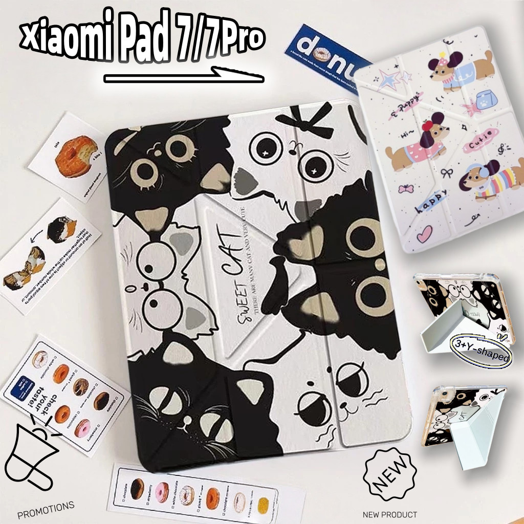พร้อมส่ง เคสแท็บเล็ต สําหรับ พับรูป Y ใส่ปากกาได for Xiaomi Pad 7/7Pro Mi6/6Pro Redmi Pad SE 11นิ้ว  Redmi Pad 2