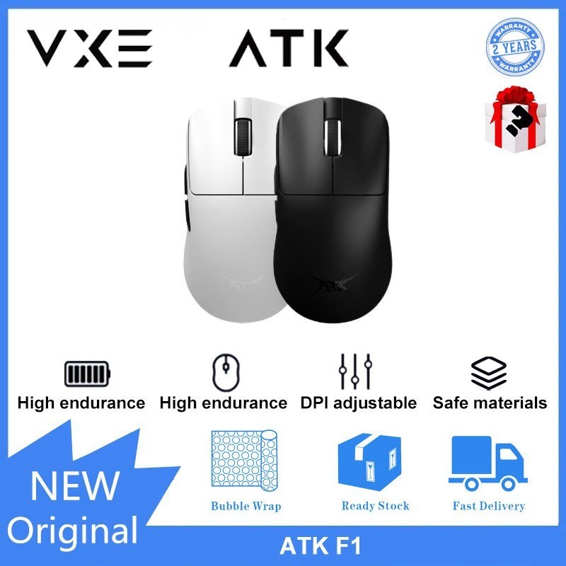 เมาส์สําหรับเล่นเกม ATK F1 Dual Mode
