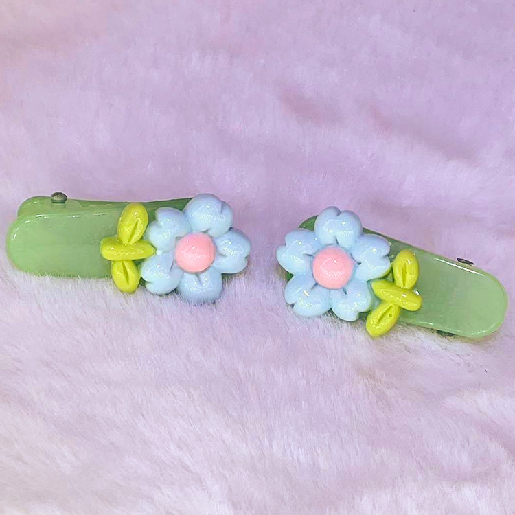ร้านไทยพร้อมส่ง  (1คู่) กิ๊บติดผม กิ๊บ ดอกไม้ สีสันน่ารัก สดใส สำหรับเด็ก วัยรุ่น แฟชั่น สไตล์เกาหลี ราคา ถูกที่สุด ดีลบีเคเค แกลเลอรีภาพที่ 8