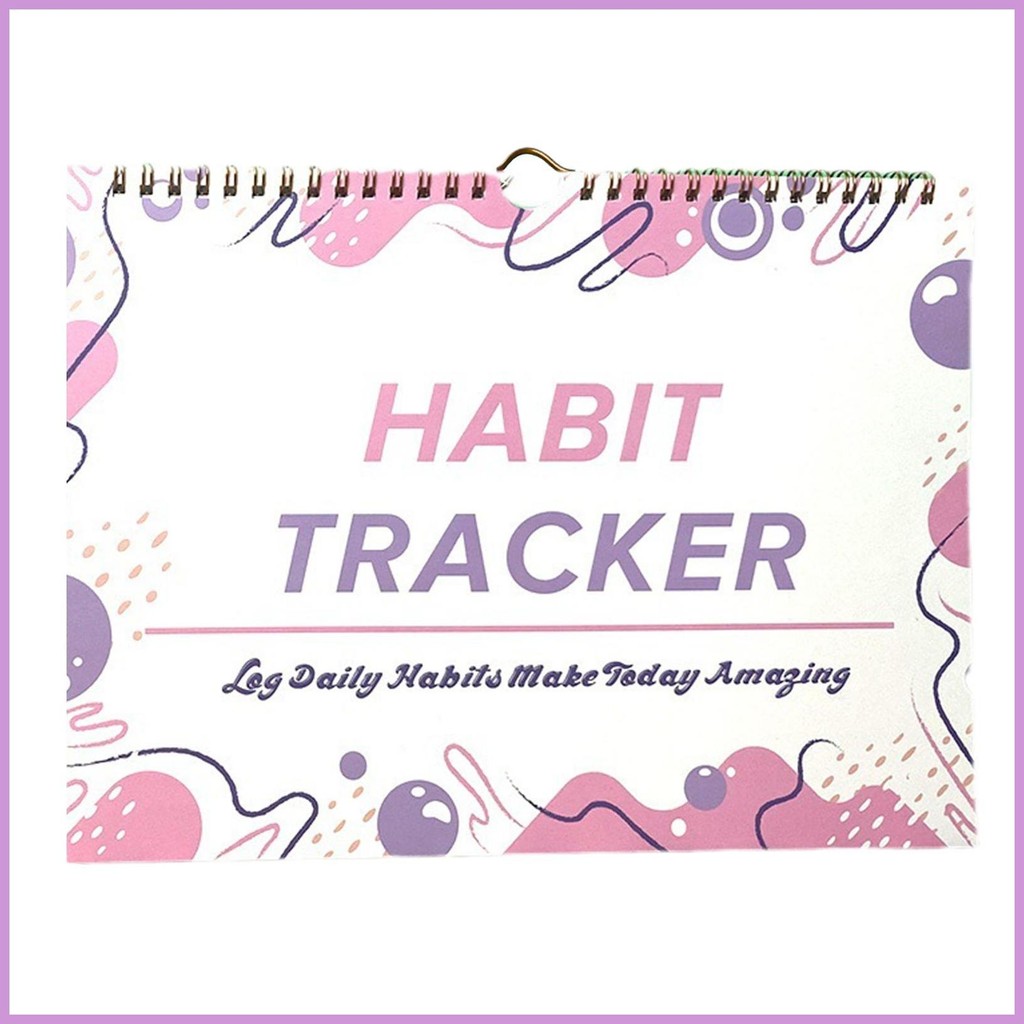 Habit Tracker Planner Writable Goals Habits Track Daily Habit Tracker Journal พร้อมเป้าหมายที่เขียนไ