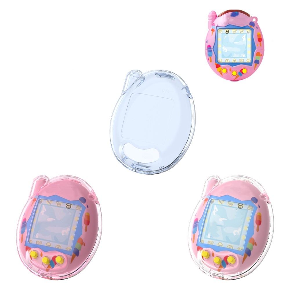 ฝาครอบป้องกันสําหรับคอนโซลเกม Tamagotchi Connectlian, เคสป้องกันพีซีโปร่งใสกันฝุ่นปลอกผิวนุ่มสําหรับ Tamagotchi Connectlian