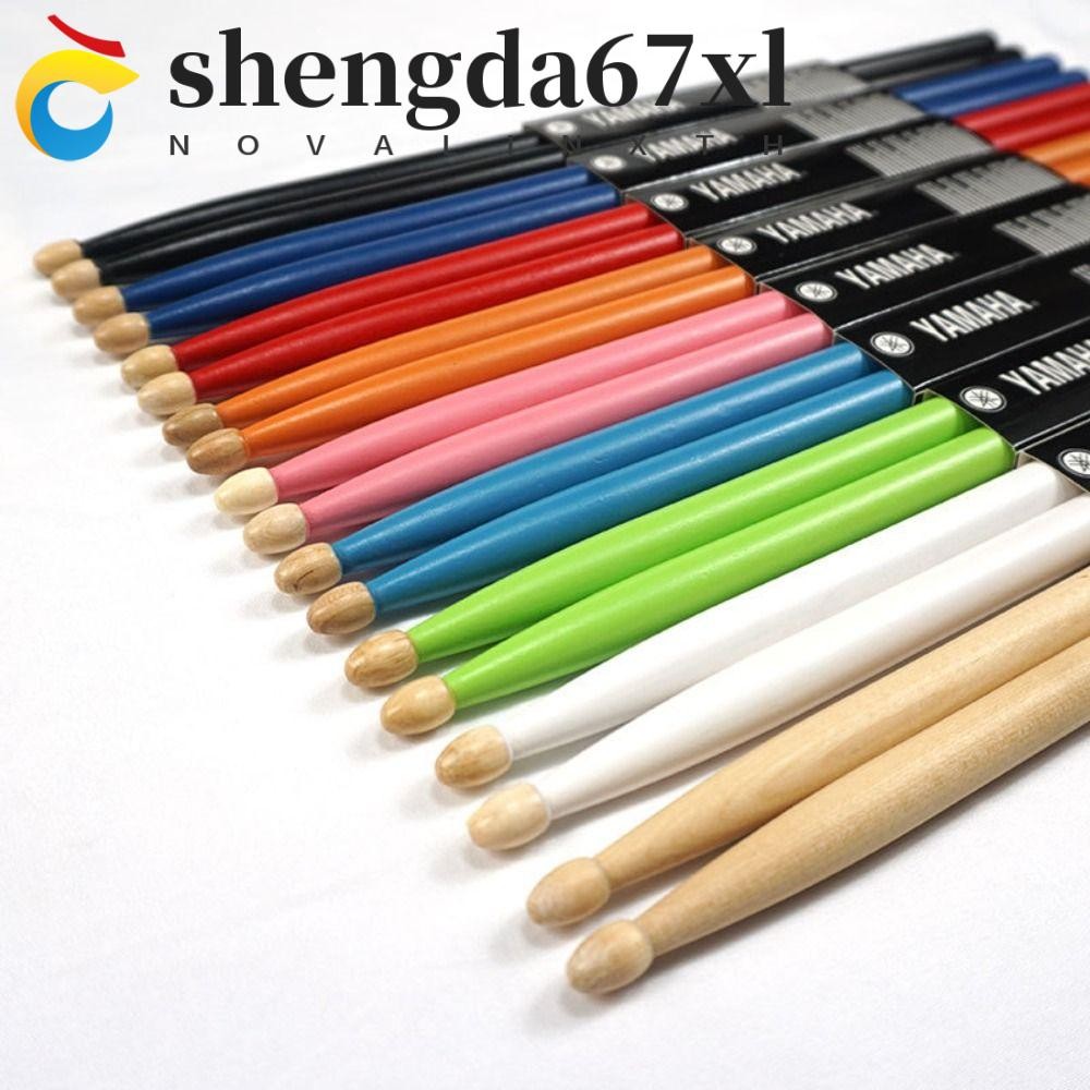 SHENGDA Drum Sticks, ไม้กลอง 5A/7A, อะไหล่เครื่องดนตรี Teardrop Head Classic สีสัน 5A/7A Drum Sticks