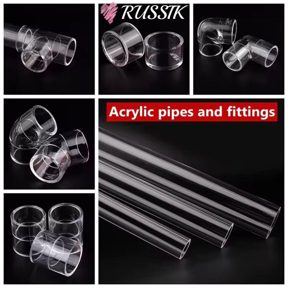รัสซิก ถัง ที ทาง ข้อต่อ,16 20มม.อุปกรณ์ท่ออะคริลิค,คุณภาพสูงโปร่งใส ลูกแก้ว 90 องศาข้อศอก ที ตัวเชื่อมต่อ ปลาพิพิธภัณฑ์สัตว์น้ําน้ําน้ําอุปกรณ์ถั