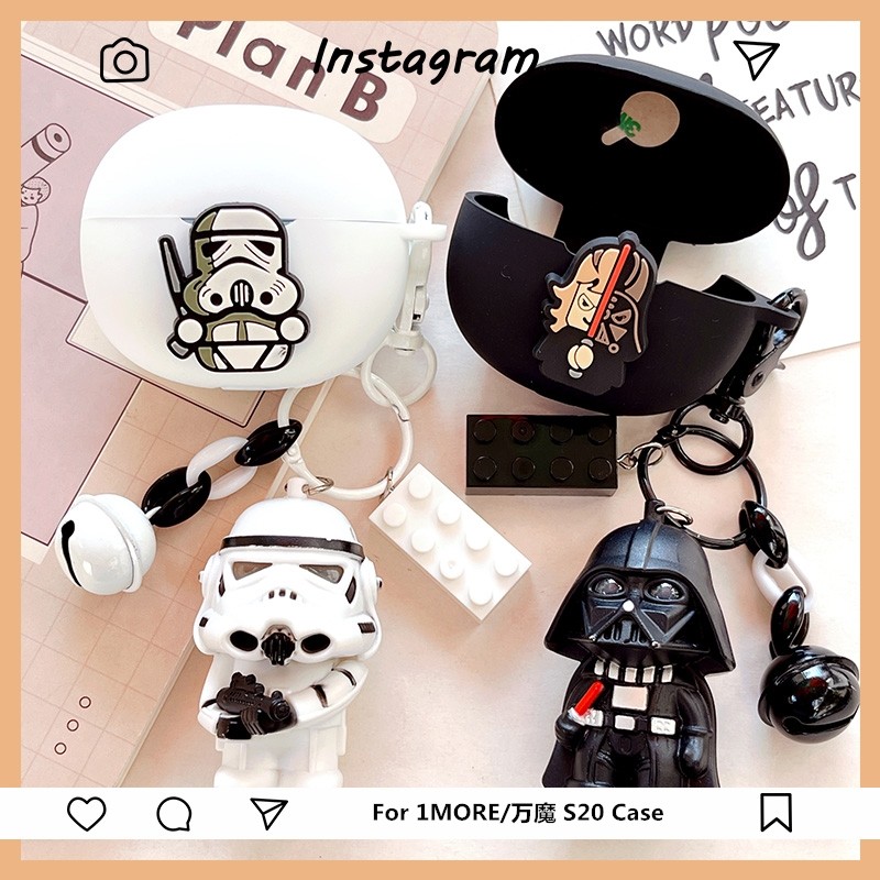 เหมาะสําหรับ 1MORE 1MORE S20 ชุดหูฟังบลูทูธคลิปหู-เปิดชนิดใส่ในหู Air Bone Conduction เคสซิลิโคนสีดํ