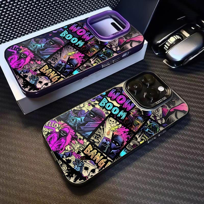 ภาพประกอบลมเย็นมืดลายผู้ชายสีดำ เคสไอโฟน 7Plus 11 15 16 14 13 12 Pro Max 11 Pro Max X XR XS Max 7 15 14 8 Plus SE 2020