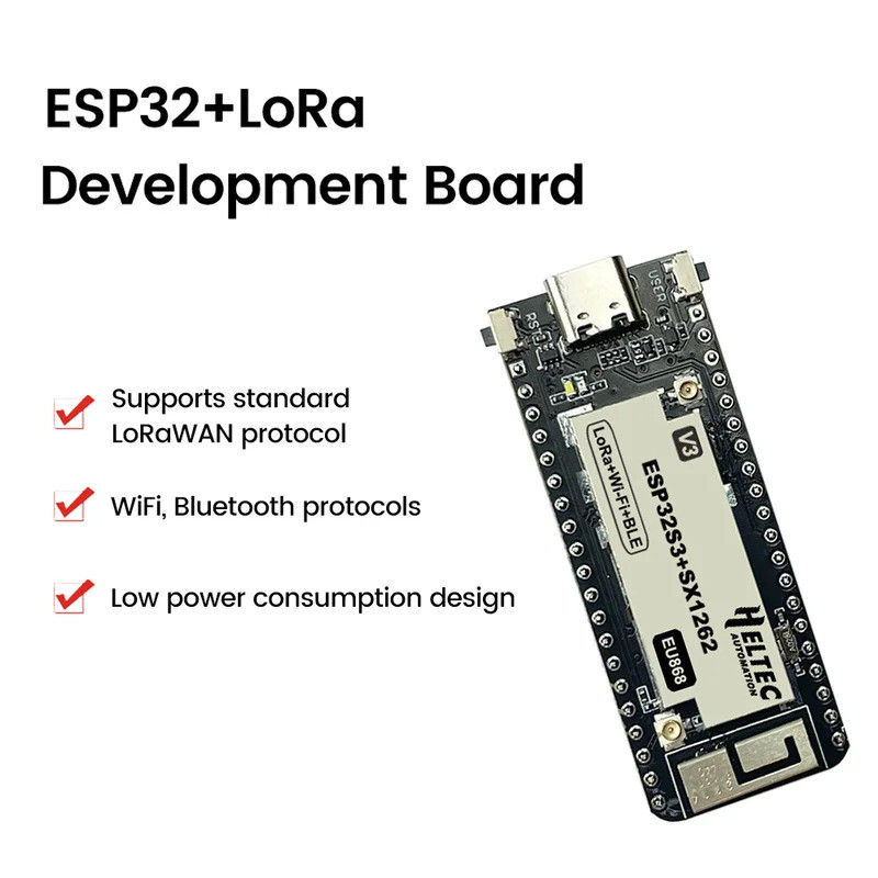 ใหม่ 433-510MHZ/ 863-928MHZ ไร้สาย stick lite ESP32 + LoRa V3 บอร์ดพัฒนาใช้งานร่วมกับ ESP32-S3 node 