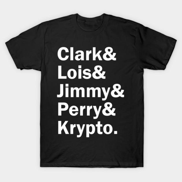 เสื้อยืด แท้ Cotton 100% Funny Names x Superman (Clark, Lois, Jimmy, Perry, Krypto) T-Shirt
