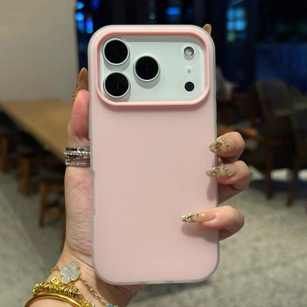 2 ใน 1 เคลือบเคสโทรศัพท์สําหรับ ไอโฟน 17 16 โปรแม็กซ์ 17อากาศ 16 15 14 13 12 11 กันกระแทกป้องกันปลอก