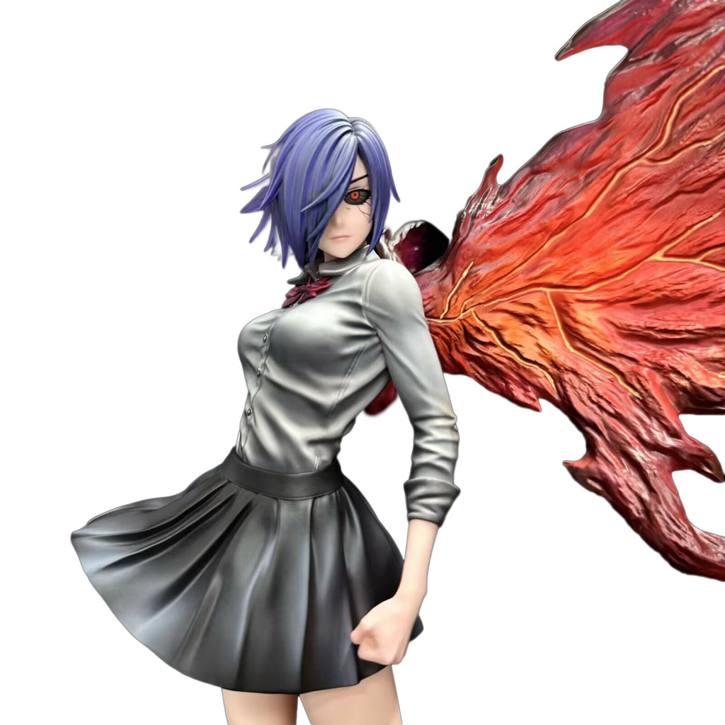 รูป Tokyo Ghoul Touka Kirishima พร้อม Dual Head Sculpts - รูปปั้นโมเดลชนิดบรรจุกล่องของขวัญ