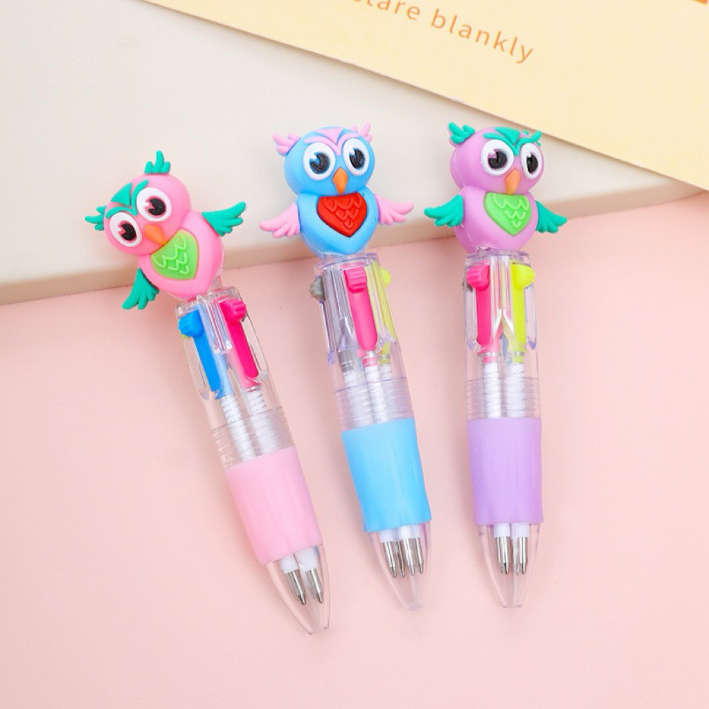 kingmallshop（0404）ปากกาลูกลื่น 4สี ปากกาหลายสี ในแท่งเดียว
