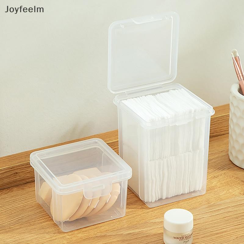 YFE ฝุ่นสําลีกล่องเก็บเครื่องสําอางฟองน้ํากล่องโปร่งใสความงามไข่เครื่องสําอางแผ่นกล่องห้องน้ํา Organ