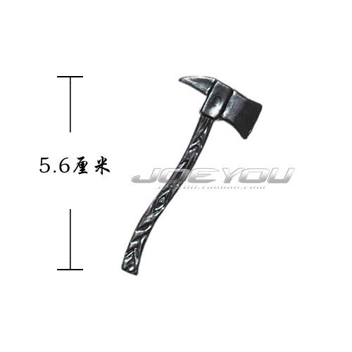 Lanard lanard เคลื่อนย้ายได้ทหาร 13 ซม.17 ซม.ตุ๊กตาอุปกรณ์เสริมอาวุธ Axe Big Axe Tomahawk DZQF