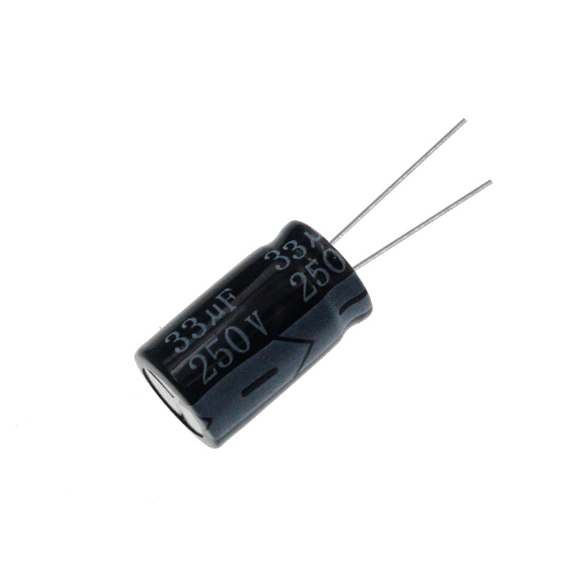 10 ตัวเก็บประจุไฟฟ้า 250V 33UF 250V 33UF 13 * 21MM