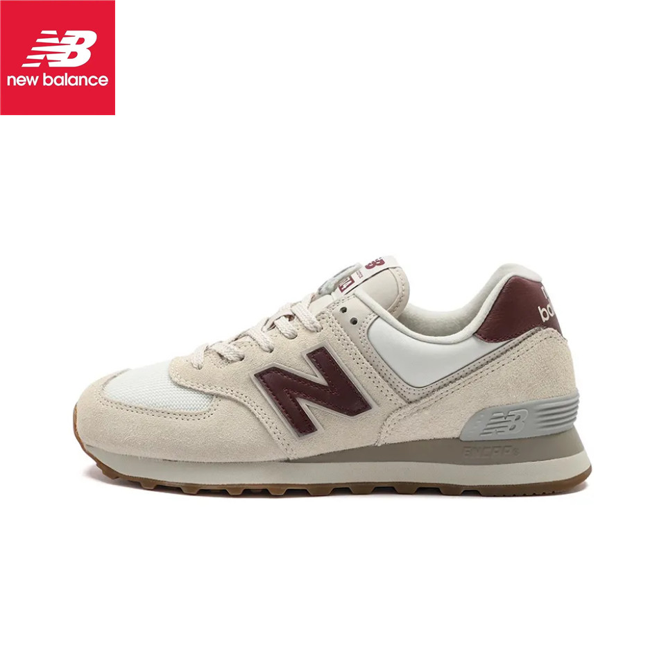 100%ของแท้ New Balance NB 574 WL574RCF รองเท้าผ้าใบ รองเท้าวิ่ง