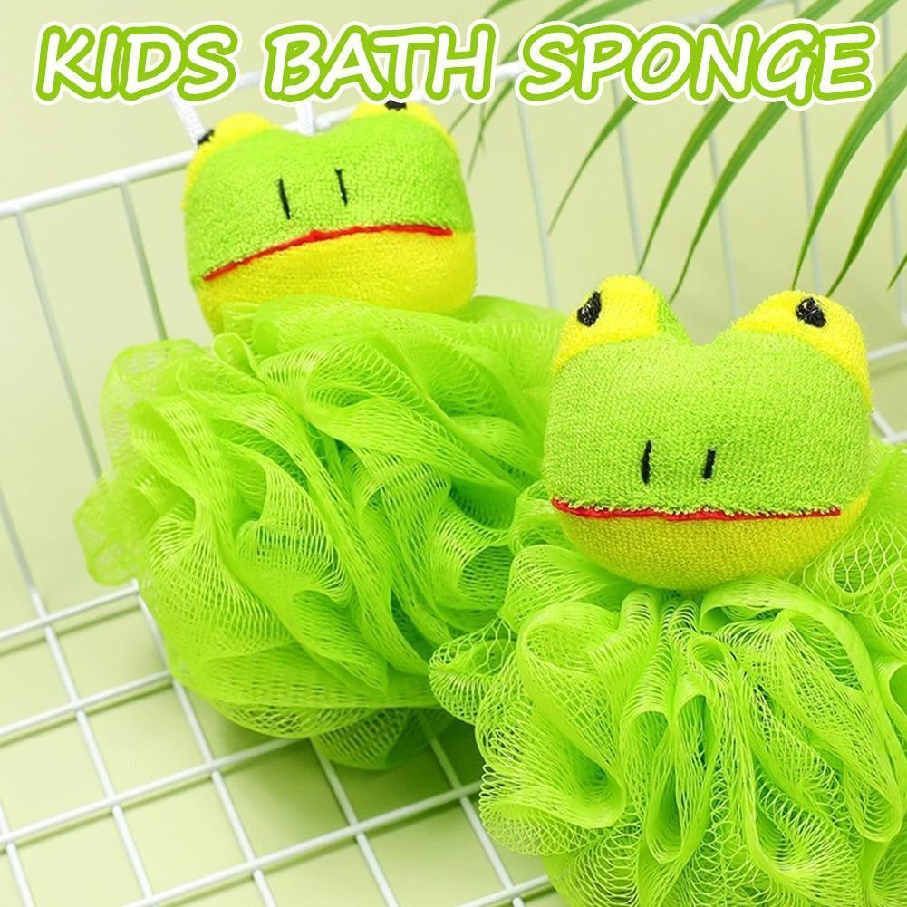 เด็กฟองน้ําอาบน้ําการ์ตูน Bath Ball น่ารักเด็ก Bath Bath Wipe Bath Bath เครื่องมือ J6h0