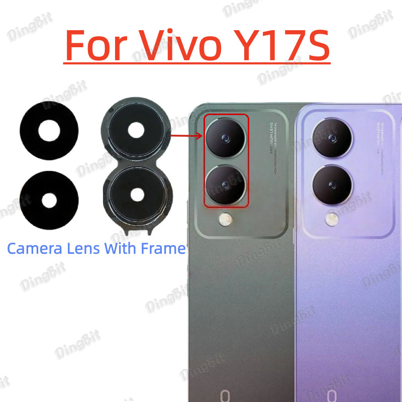สําหรับ ViVO Y17S V2310 กล้องด้านหลังกระจกเลนส์กรอบอะไหล่ซ่อม