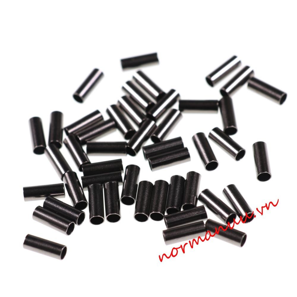 NORMAN6G ตกปลา Mono Tube เปลี่ยน Universal Fix Crimps หลอดตกปลา Rigging อุปกรณ์เสริมเดี่ยวบาร์เรลทอง
