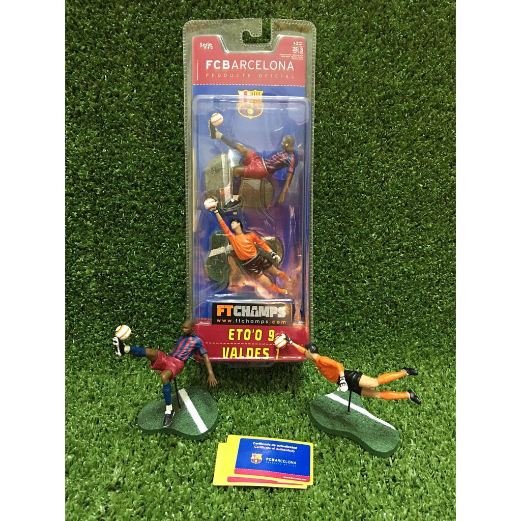 FT CHAMPS เสื้อฟุตบอลบาร์เซโลนา รุ่นคู่ 10 ซม. (Etoo+Balders) ของขวัญ