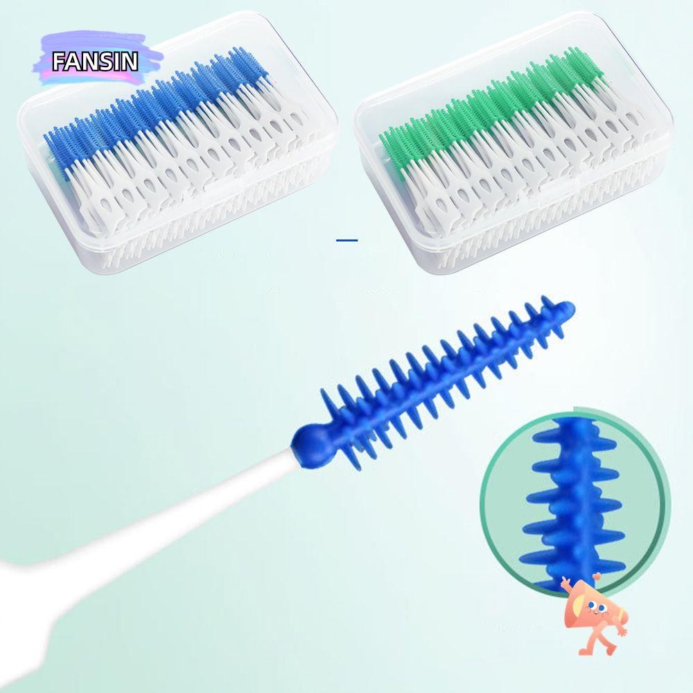 FANSIN Floss Tooth Gap Gum Massage เครื่องมือทําความสะอาดแปรงสีฟัน