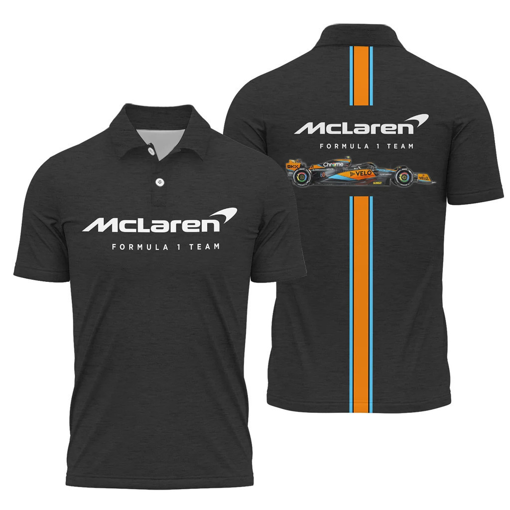 McLaren F1 Exclusive Polo T Shirt Sulam Mercedes F1 Racing Team Sauber Motorsport Turbo Baju Tee POL