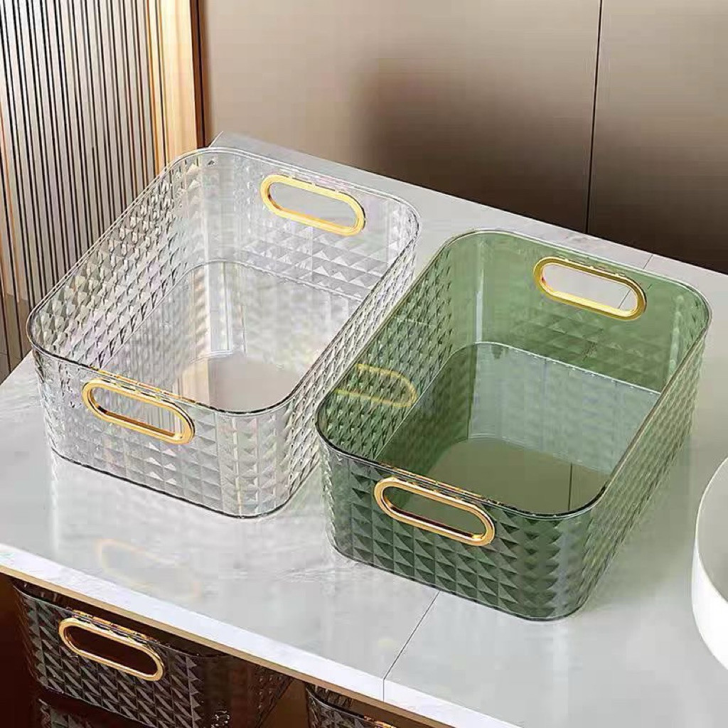[MS] DIAMOND ACRYLIC BOX COSMETIC PLACE MULTI-PURPOSE PLACE REMOTE PLACE AESTTHETIC CONTAINER