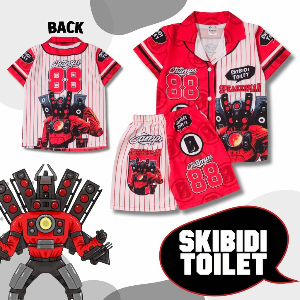 (SKBD0948#6) ชุดเด็ก เซ็ตเสื้อฮาวาย+กางเกงขาสั้น ผ้าไหมอิตาลี ลายสปีกเกอร์แมน เสื้อผ้าเด็กแฟชั่นลายการ์ตูน ชุดเที่ยวทะเล