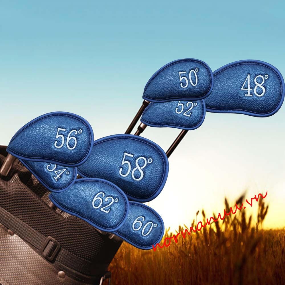 NORMAN6G Golf Iron Headcover Golf Putter กีฬาทนทาน Protector Case Golf Iron Covers ชุดฝาครอบป้องกัน 