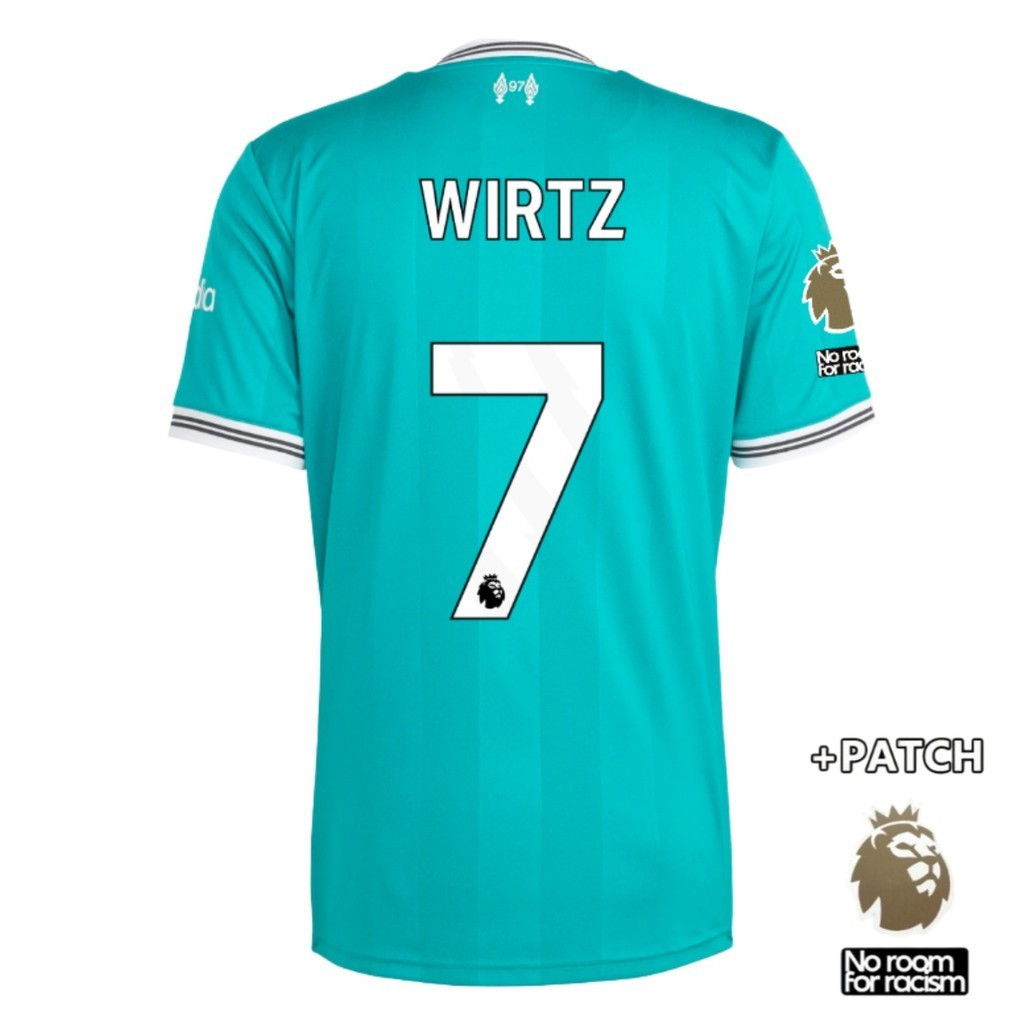 AAA+(Fans Edition) 2025/26 Liverpool Mens Third Short Sleeve Football Jerseys Shirt 9 ISAK