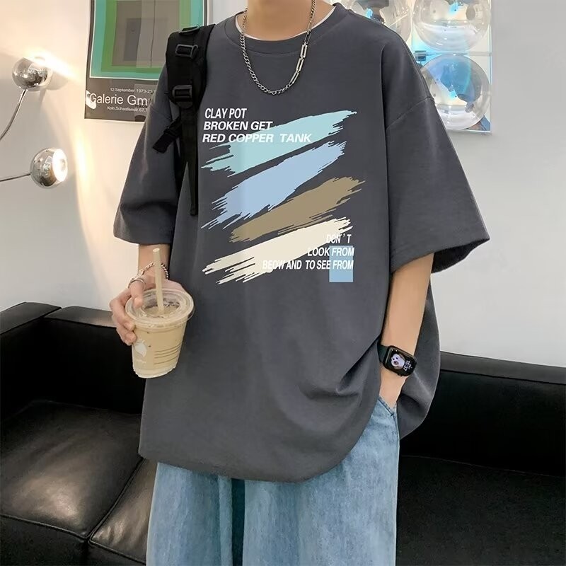 2025 NEW 2025P16#200g Cotton CM148 White Apricot Black Wine Red Dark Gray S-5XLnew23 RZ9J