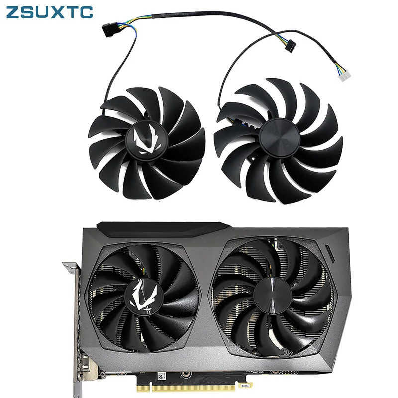 100 มม.GA8S2U 88 มม.GA92S2U RTX3070Ti RTX3070 Ti GPU Cooler สําหรับ Zotac Gaming RTX 3070 Twin Edge 