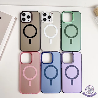 เคสไอโฟน 11 แฟชั่นประจุแม่เหล็ก Plating เลนส์กันชน สำหรับ IPhone 17 AIR 13 11 14 Pro Max 16 15 12 Pro Max 14 15 16 Plus