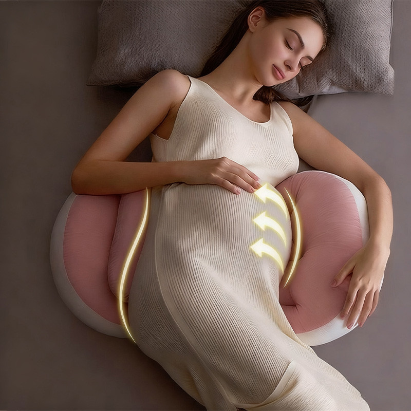 COD หมอนคนท้อง บรรเทาอาการปวดหลัง เบาะรองรับเอว คลายความปวดเมื่อย หมอนรองครรภ์รูปตัว U - รูปที่ 6