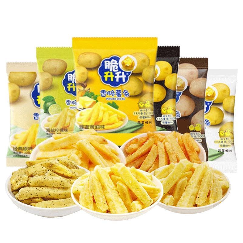 0gxpcsFrenchFriesSnack-ExtraCrunchy&Shareable Kingchip Coin包LS929XJPLS