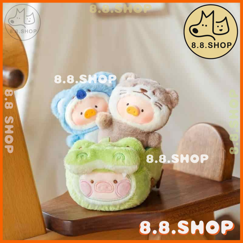 ✨8.8 ร้าน✨หมูกระป๋องของแท้ LuLu Pig Animal Party Forest Theater Series Mystery Box จี้ไวนิล✨มีจําหน่ายสําหรับทางเลือก✨ - รูปที่ 4