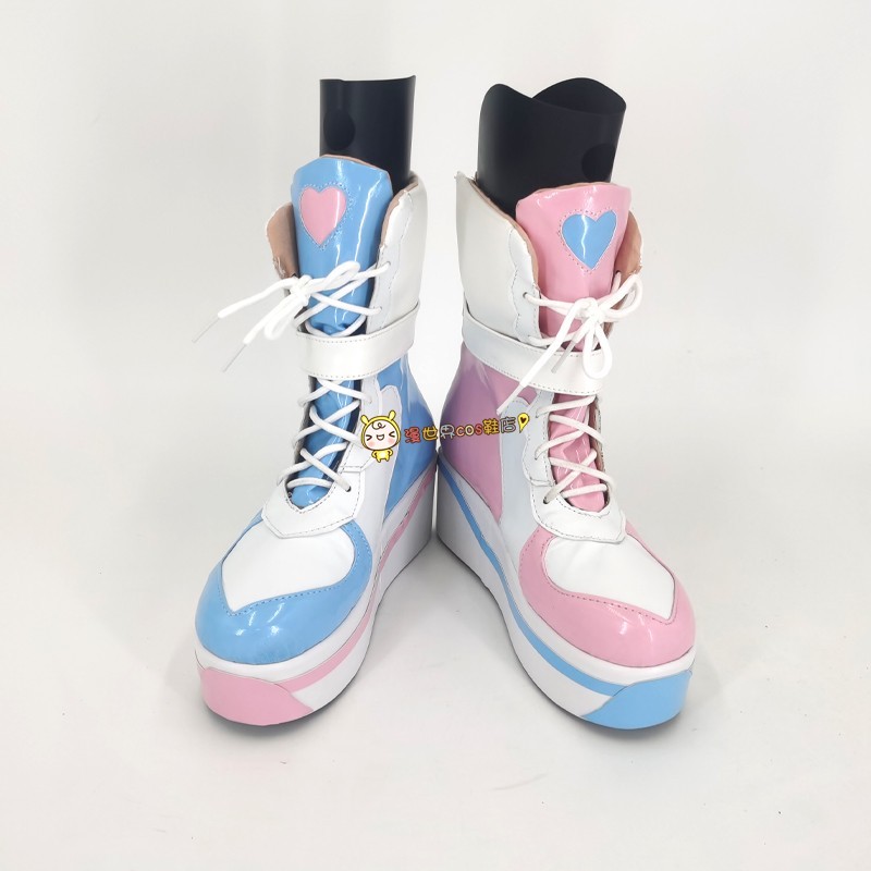 รองเท้าที่กำหนดเองสำหรับ Cosplay Rainbow Club VTuber Virtual Anchor Amiao Meow Tiangong Xin 1104cosp