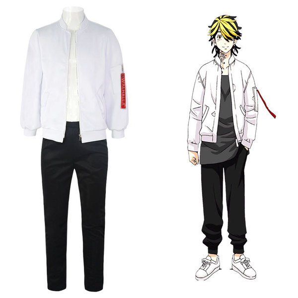 halloween costume แจ็كเก็ตโตเกียวของHamiya Ichigo พร้อมสต็อก ชุดคอสเพลย์AvengersสำหรับHALLOWEEN