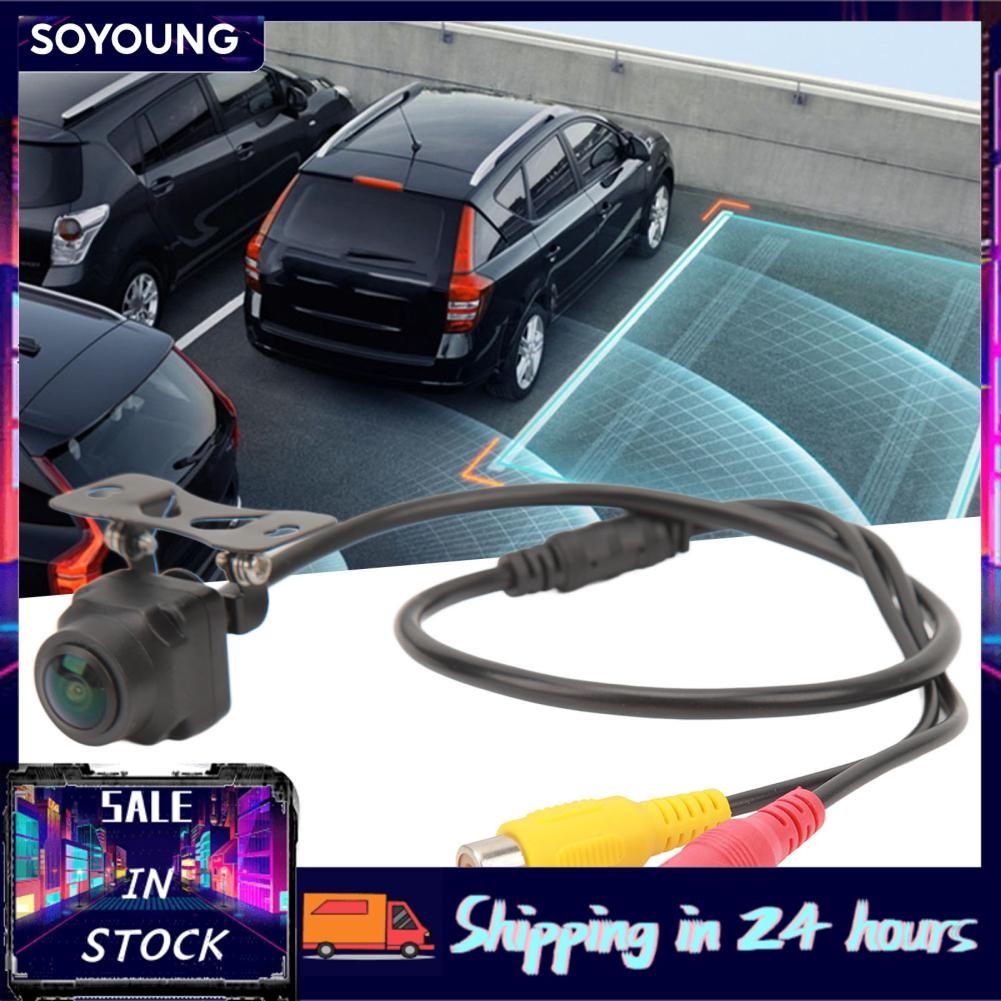 Soyoung Soyoung Backup Camera Easy การติดตั้งแบบย้อนกลับ 180 องศามุมกว้าง 12V สภาพอากาศ HD ภาพสีสำหร