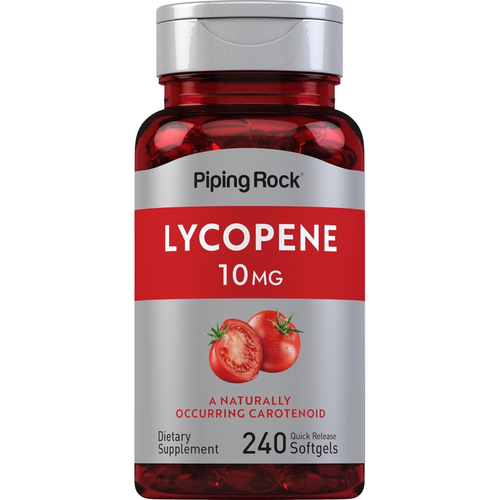 Piping Rock Lycopene 10mg | 240 Softgels | Non-GMO, Gluten Free Supplement