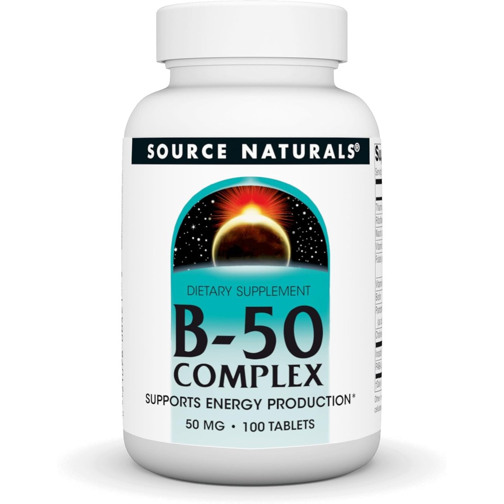 Naturals B-50 Complex - รองรับการ* - 50 มก. - 100 เม็ด