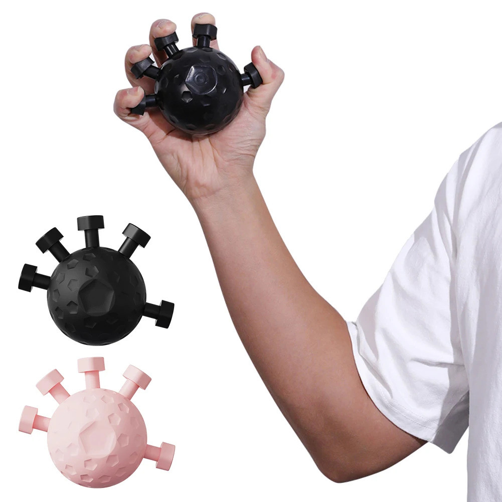 Finger Exerciser Trainer Hand Grip Strengthener ปรับ Power Training Hand Balls สําหรับ Forearm Stren
