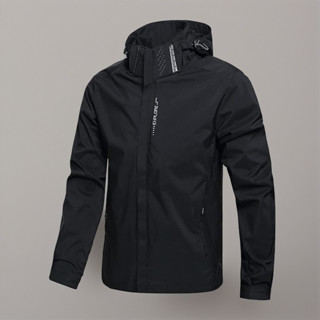 เสื้อแจ็คเก็ตผู้ชายกันลม สำหรับเดินป่า น้ำหนักเบา ระบายอากาศ…