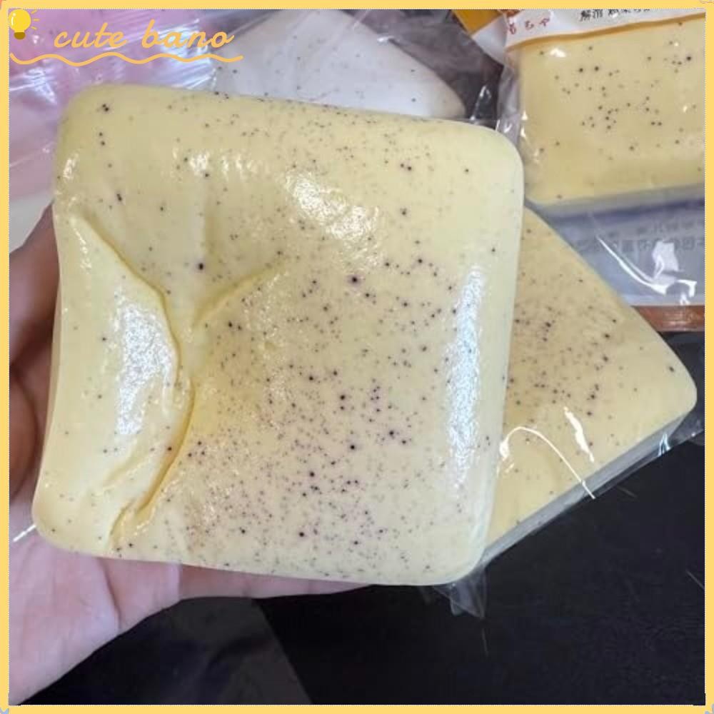 BANO Sticky Toast Squishy, Squishy Soft Slow Rising Squishes Fidget ของเล่นความเครียดบรรเทาความเครียดบรรเทาของเล่นความเครียด Release