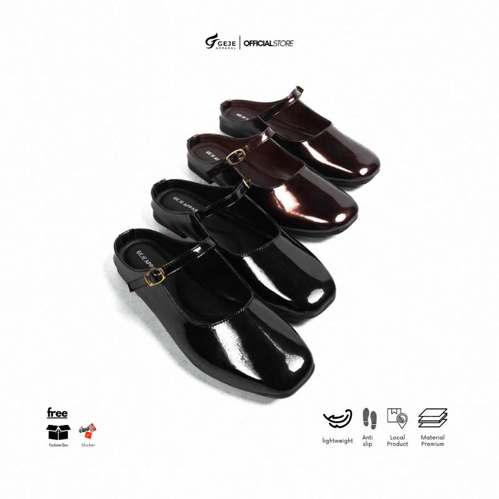 Geje Apparel รองเท้าแตะกันลื่นสําหรับผู้หญิง EMMA