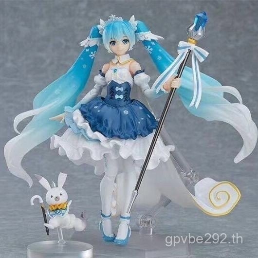 Movable 10th Anniversary Hatsune Snow Hatsune Singer Movable EX-054 Virtual Gift Figma Model การผลิต
