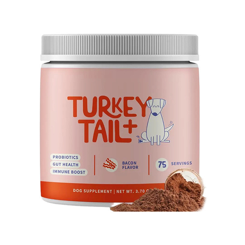 TK Hot Sale Dog TURKEY TAIL Mushroom Powder TURKEY TAIL+Probiotics