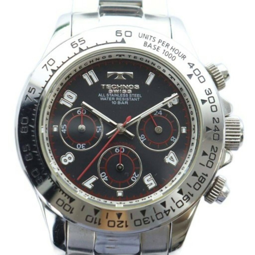 Technos Watch Silver Direct from Japan Secondhand