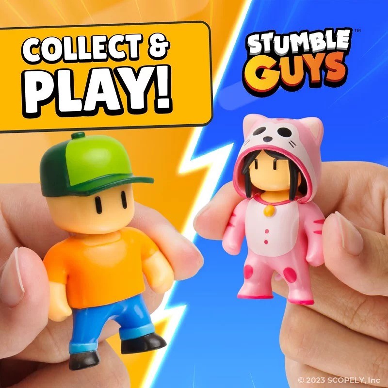 ของเล่นรูปการกระทํา Stumble Guys ตุ๊กตาโมเดล PVC Fall Guys พร้อมการ์ด คอลเลกชันอนิเมะ Kawaii, ตัวละค